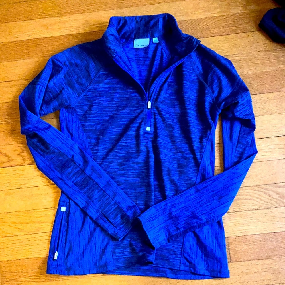 Awesome Athleta zip long sleeve shirt